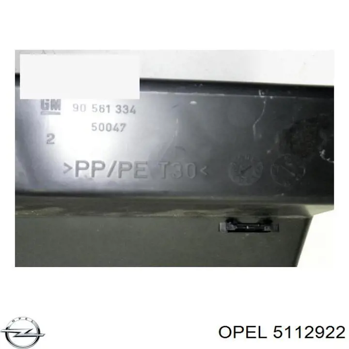 Caixa para porta-luvas (porta-luvas) 5112922 General Motors
