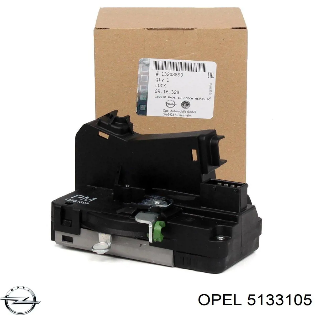 Fecho da porta dianteira esquerda Opel 5133105 preço, a partir de 367,49 USD