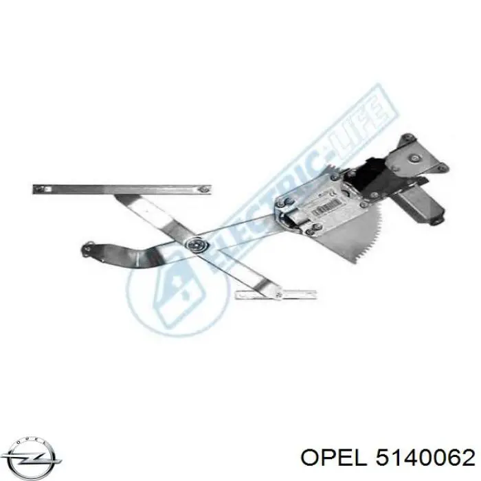 Mecanismo de acionamento de vidro da porta dianteira direita Opel 5140062 preço, a partir de 72,99 USD