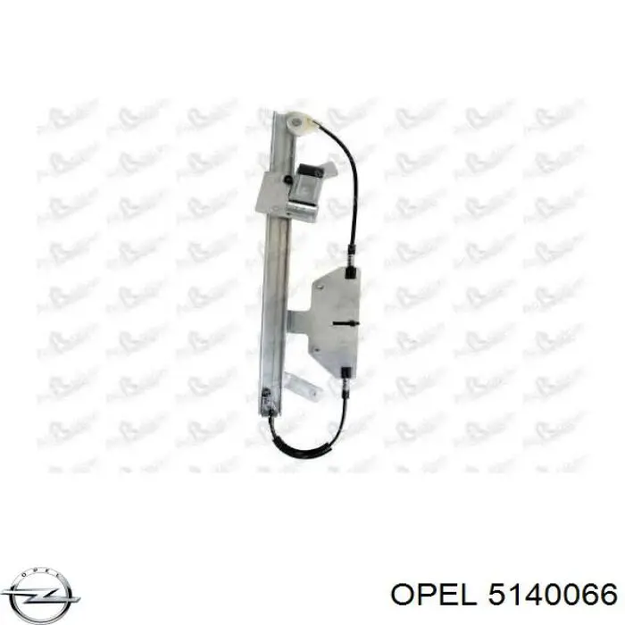 Compre 5140066 Opel Mecanismo de acionamento de vidro da porta traseira direita