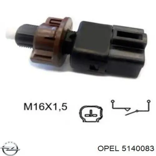 Compre 5140083 Opel Mecanismo de acionamento de vidro da porta dianteira esquerda