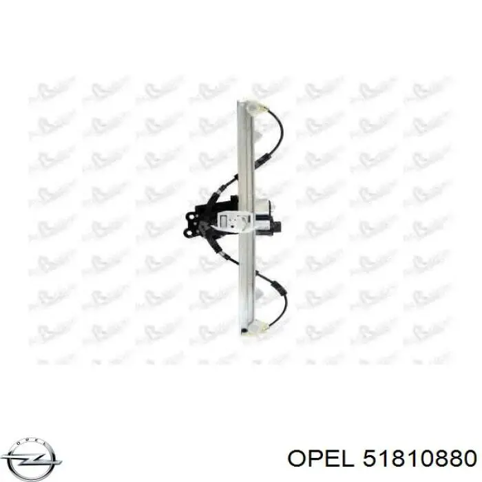 Compre 51810880 Opel Mecanismo de acionamento de vidro da porta dianteira esquerda