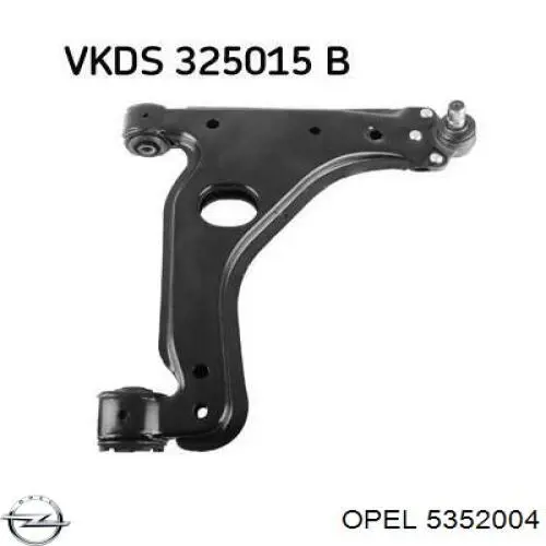 Compre 5352004 Opel Braço oscilante inferior direito de suspensão dianteira