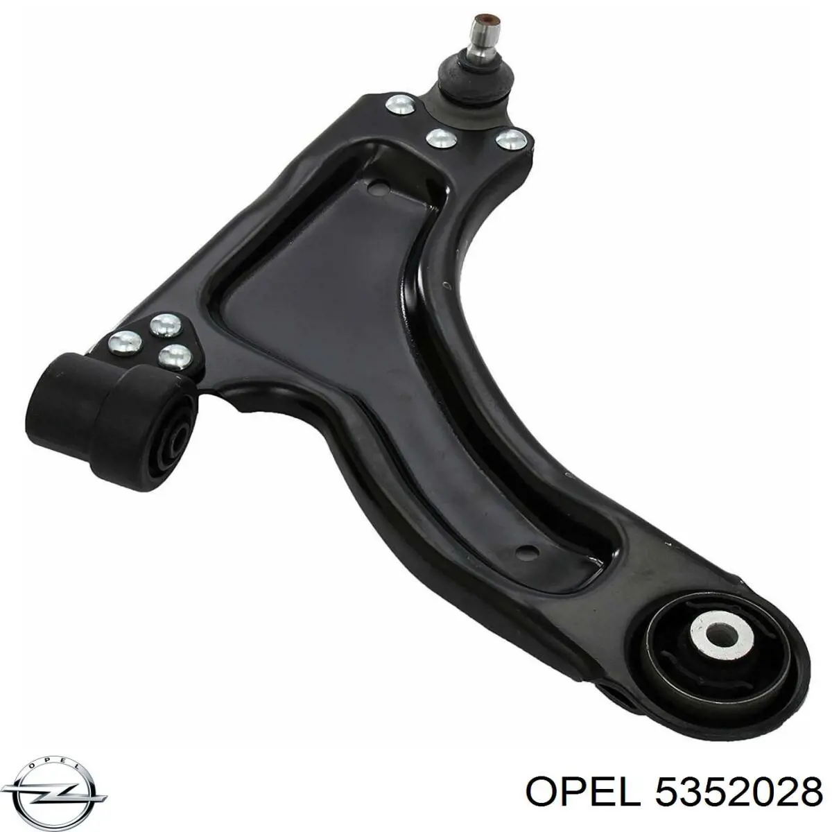 5352028 Opel Braço oscilante inferior direito de suspensão dianteira
