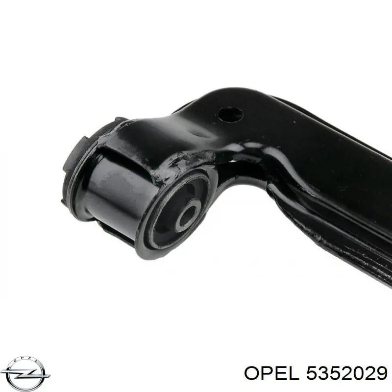 5352029 Opel Braço oscilante inferior esquerdo de suspensão dianteira