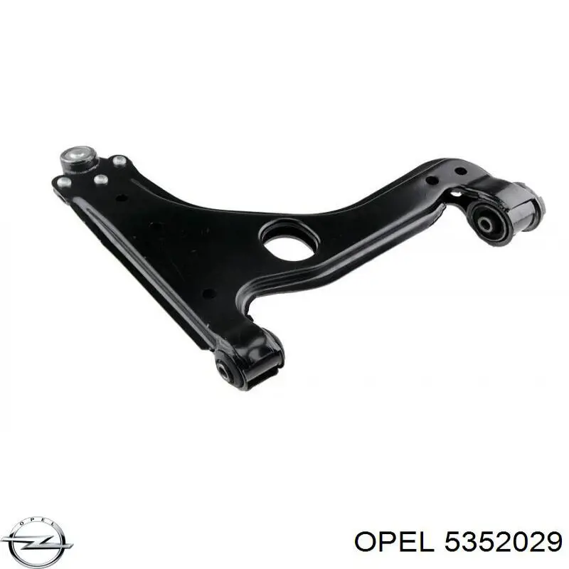 Braço oscilante inferior esquerdo de suspensão dianteira Opel 5352029 preço, a partir de 57,89 USD