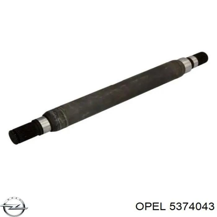 Compre 5374043 Opel Veio de acionamento do semieixo intermédio