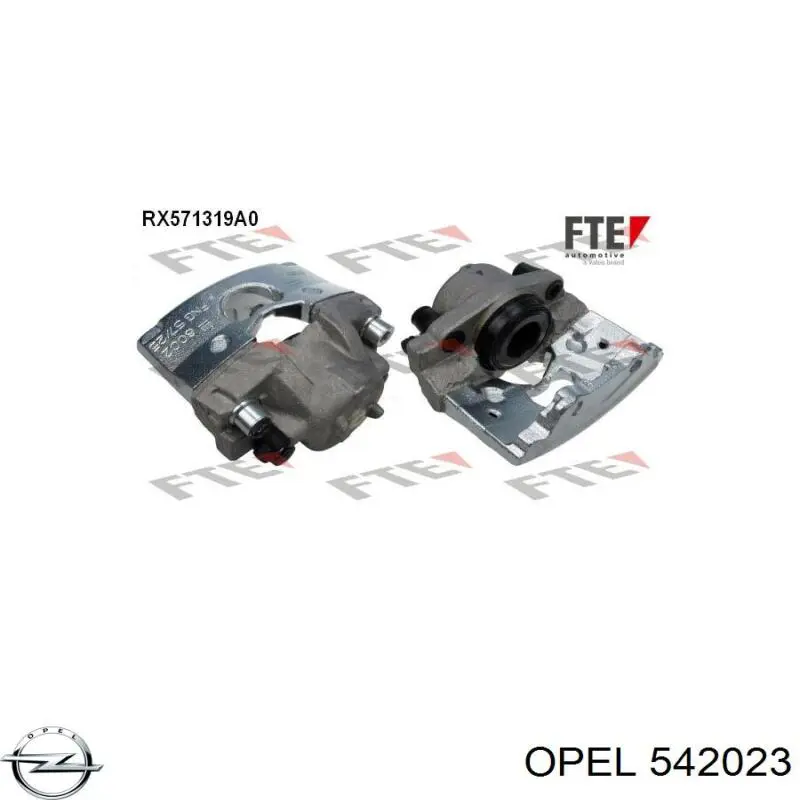 Suporte do freio dianteiro esquerdo Opel 542023 preço, a partir de 62,99 USD