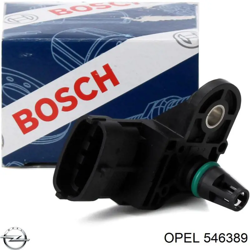 Compre 546389 Opel Braçadeira do freio de suporte traseiro