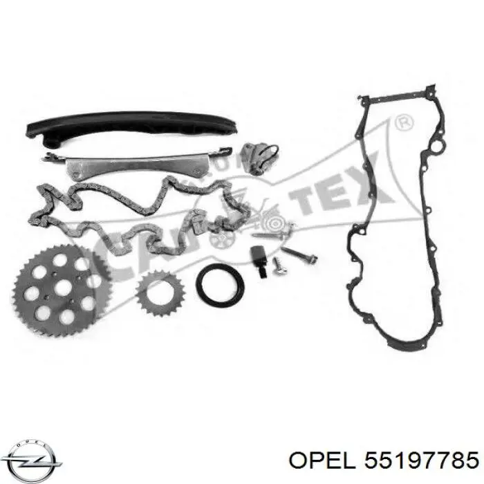 Compre 55197785 Opel Reguladora de tensão da cadeia do mecanismo de distribuição de gás