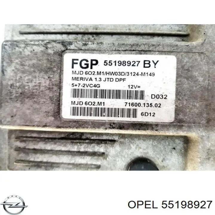  Opel 55198927