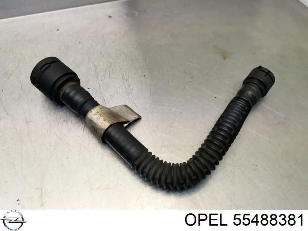 Compre 55488381 Opel Mangueira (cano derivado) de esfriamento de trocador de calor de óleo, linha de combustível de retorno