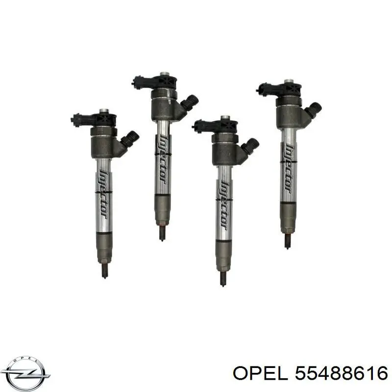 55488616 Opel Injetor de injeção de combustível