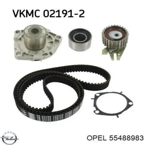 Bomba de água (bomba) de esfriamento Opel 55488983 preço, a partir de 62,37 USD
