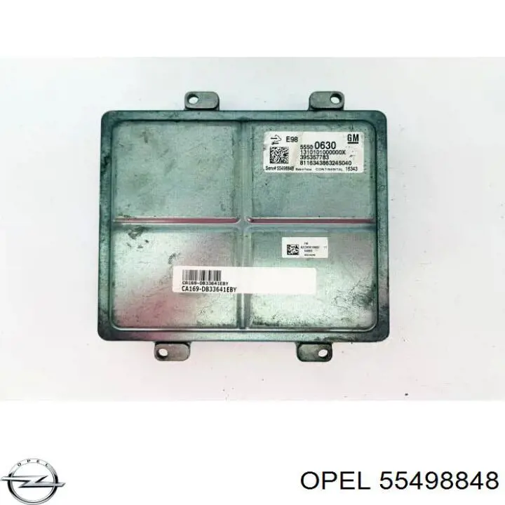 55498848 Opel Módulo de direção (Centralina eletrônica) de motor