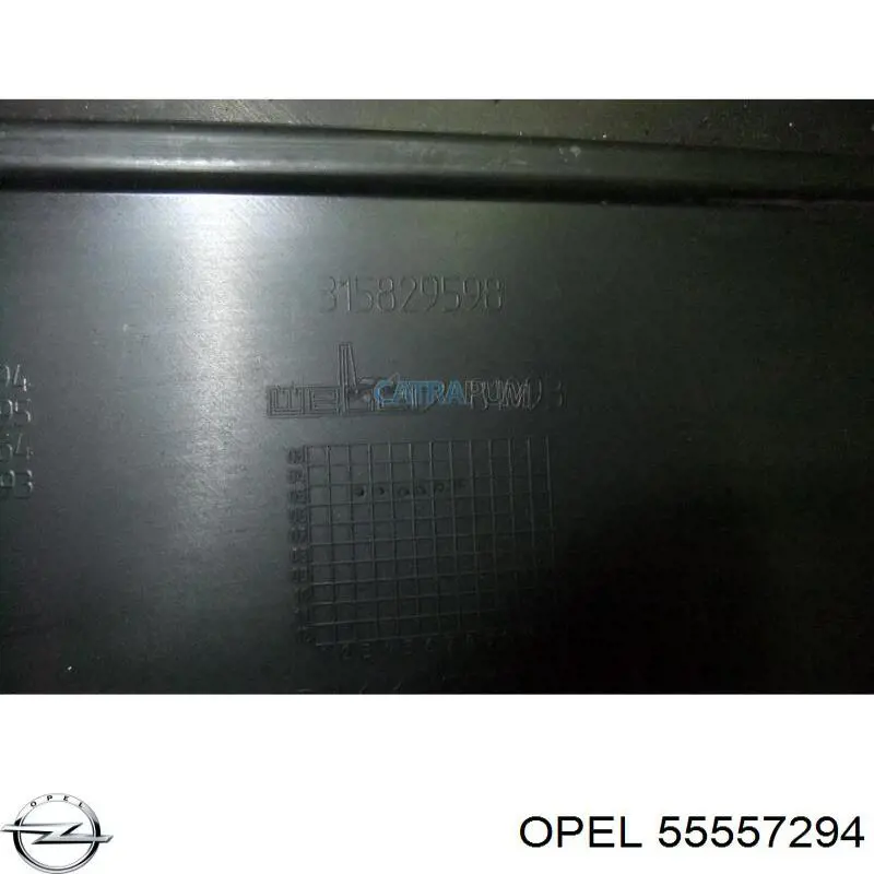 55557294 Opel Tampa de motor decorativa