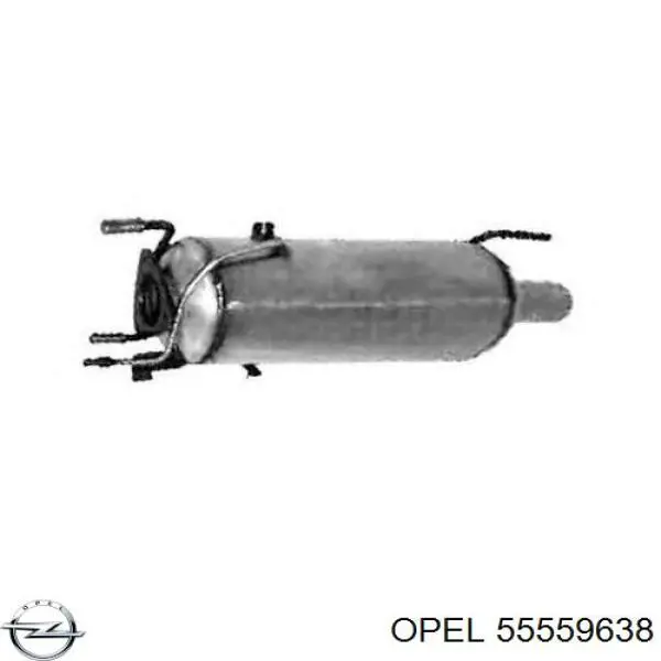 Compre 55559638 Opel Filtro de partículas do sistema dos gases de escape