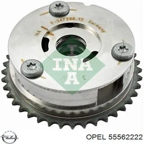 55562222 Opel Engrenagem de cadeia da roda dentada da árvore distribuidora de motor