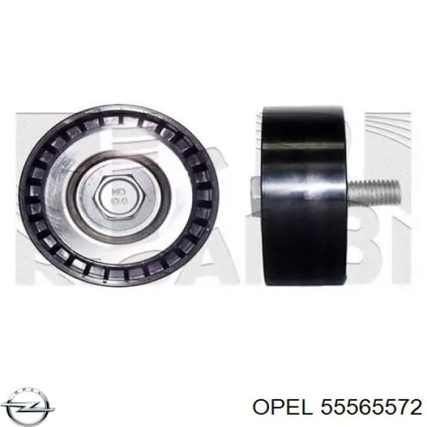 55565572 Opel Rolo parasita da correia de transmissão