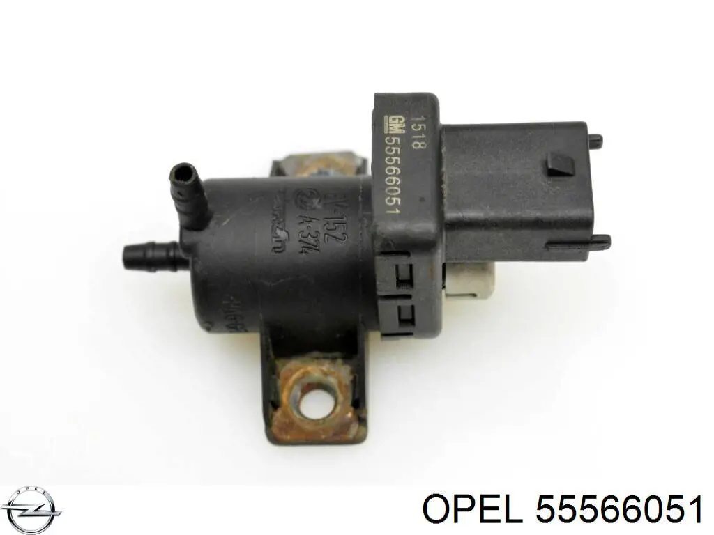 55566051 Opel Válvula solenoide de regulação de comporta EGR