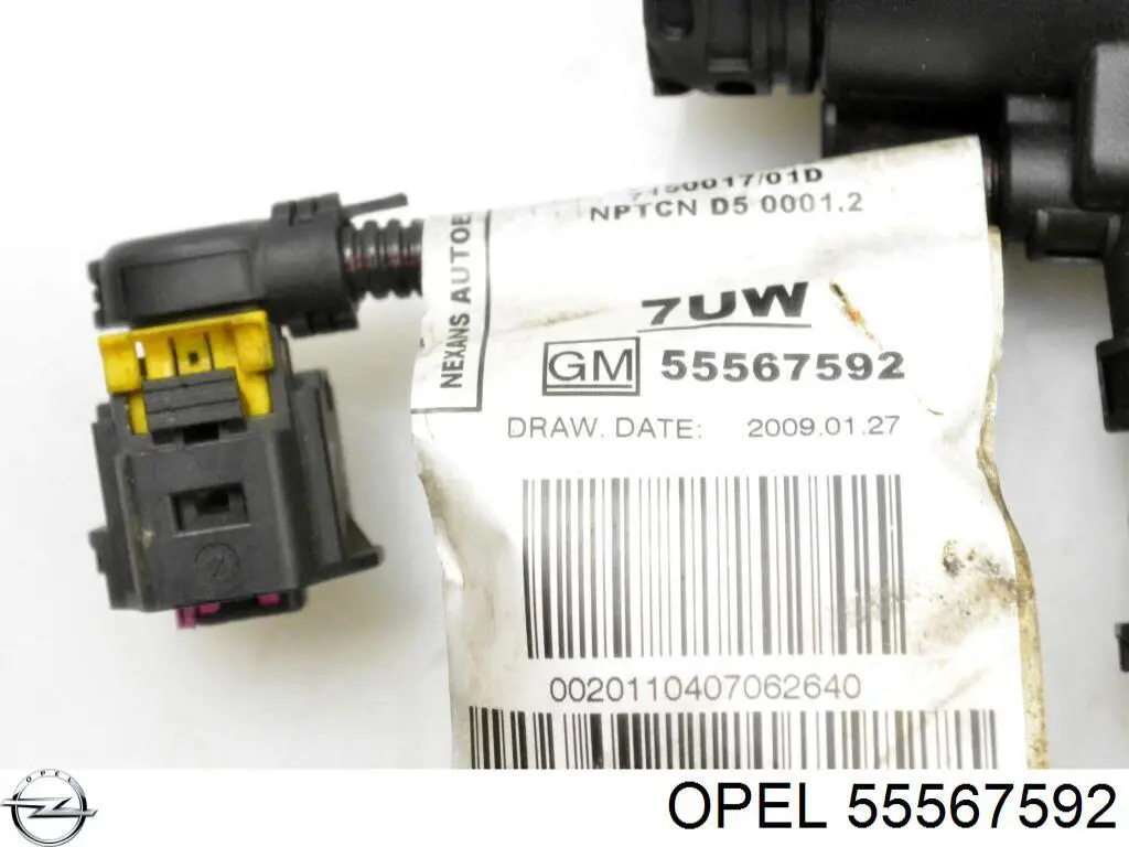 55567592 Opel Desengate (ficha) do injetor de combustível
