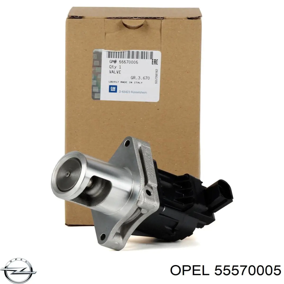 55570005 Opel Válvula EGR de recirculação dos gases