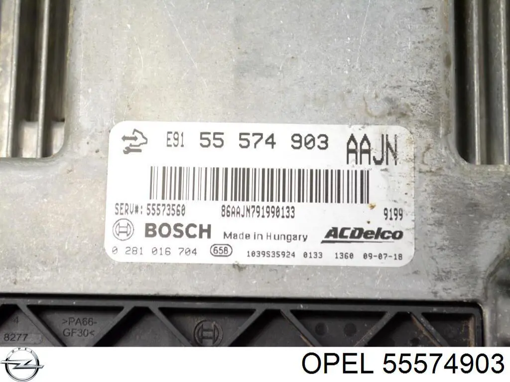 55575349 General Motors Módulo de direção (Centralina eletrônica) de motor