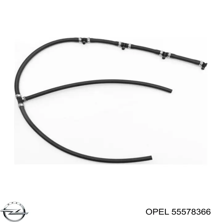Tubo de combustível, inverso desde os injetores Opel 55578366 preço, a partir de 53,39 USD