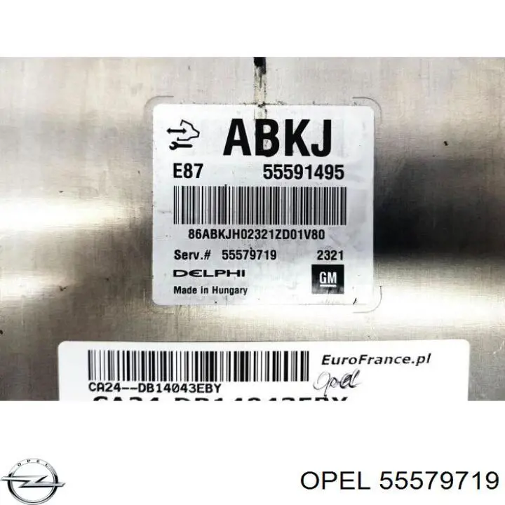 Módulo de direção (Centralina eletrônica) de motor 55579719 Opel