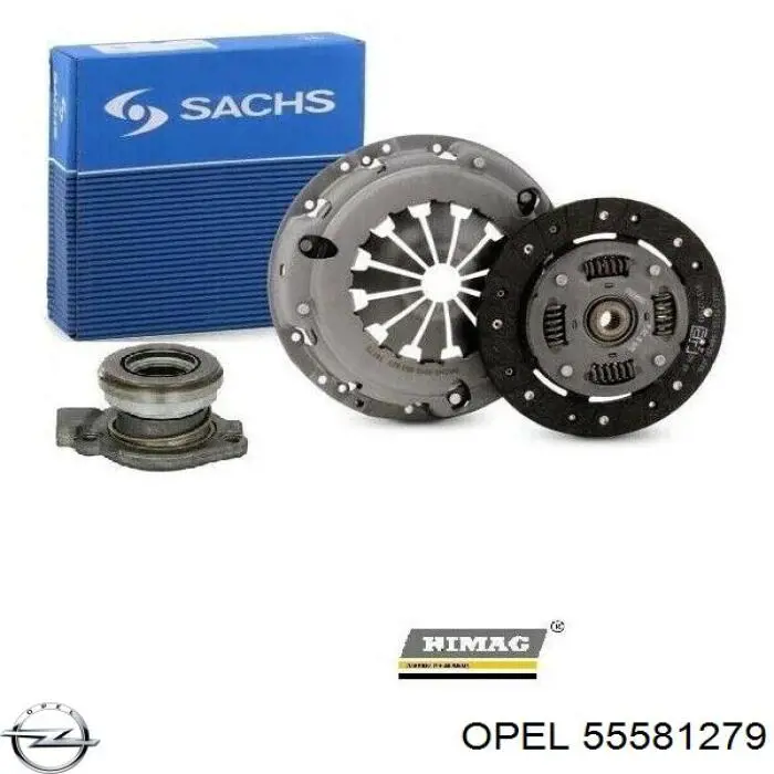 Compre 664431 Opel Kit de embraiagem (3 peças)