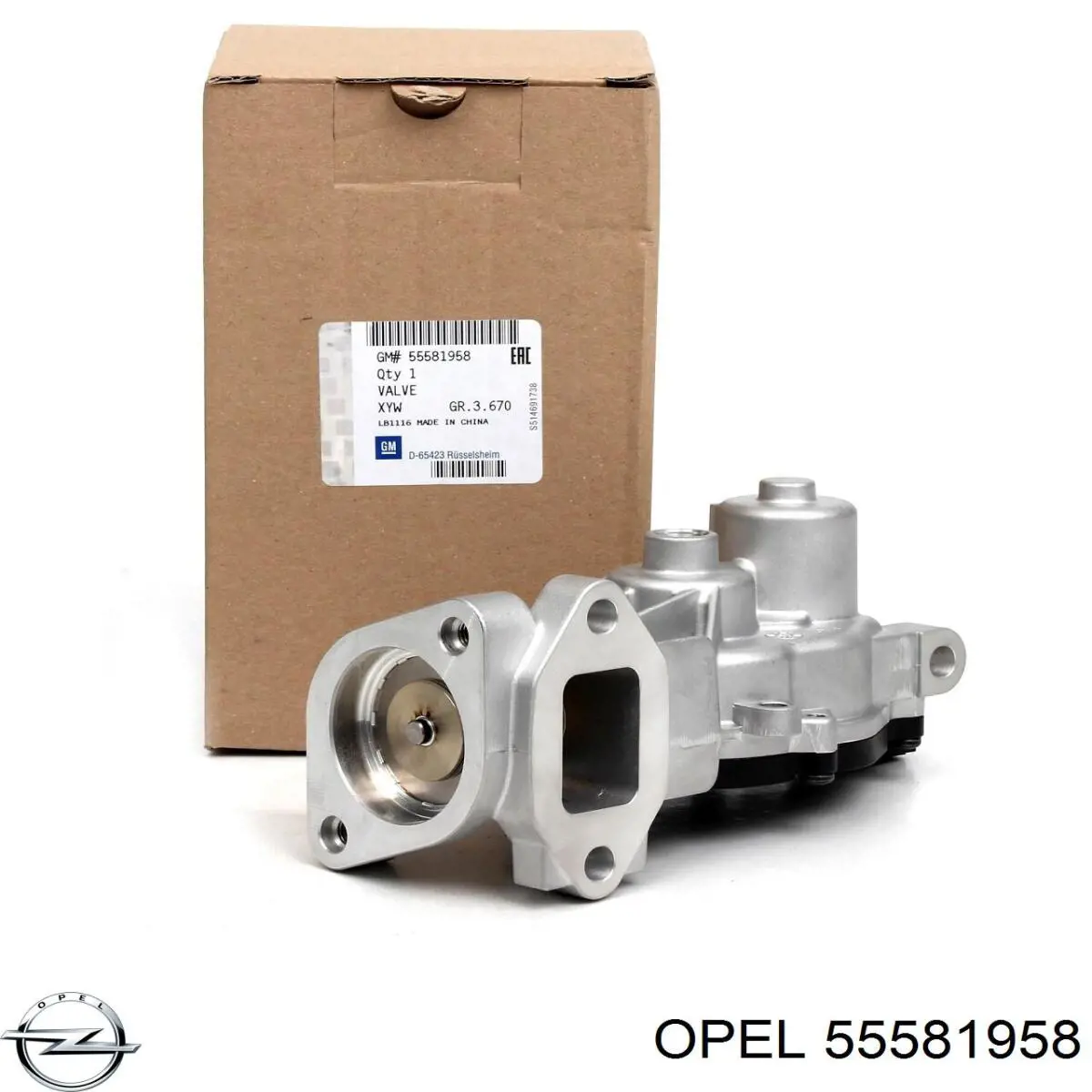 Válvula EGR de recirculação dos gases Opel 55581958 preço, a partir de 131,63 USD