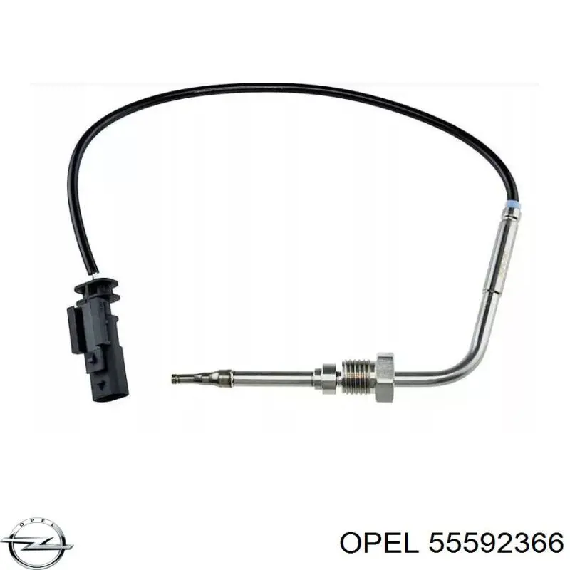 55592366 Opel Sensor de temperatura dos gases de escape (GE), no catalisador