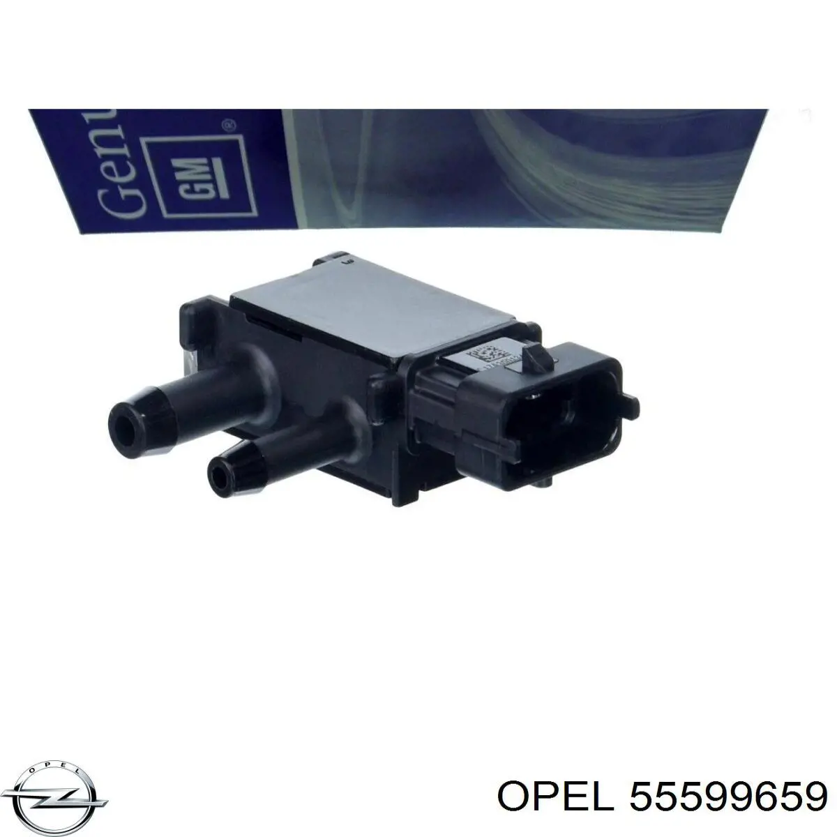 55599659 Opel Sensor de pressão dos gases de escape