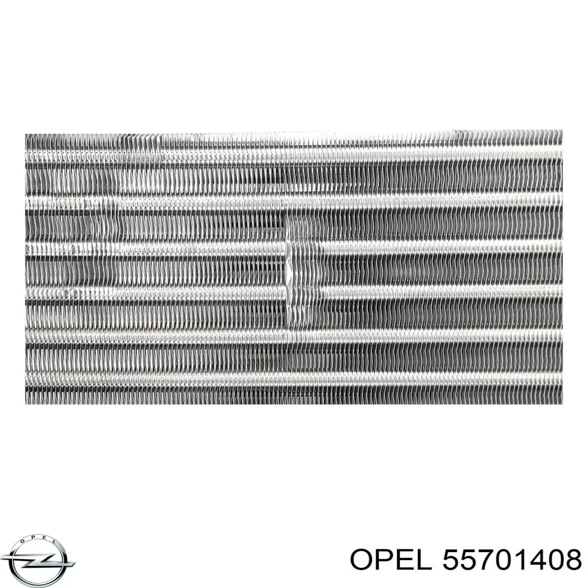 55701408 Opel Radiador de esfriamento de motor