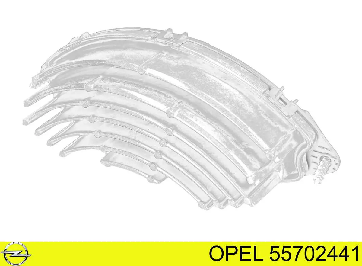 Resistor (resistência) de ventilador de forno (de aquecedor de salão) Opel 55702441 preço, a partir de 56,02 USD