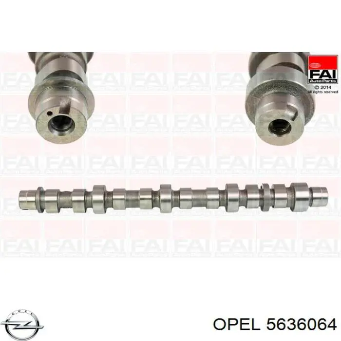 5636064 Opel Árvore distribuidora de motor de escape