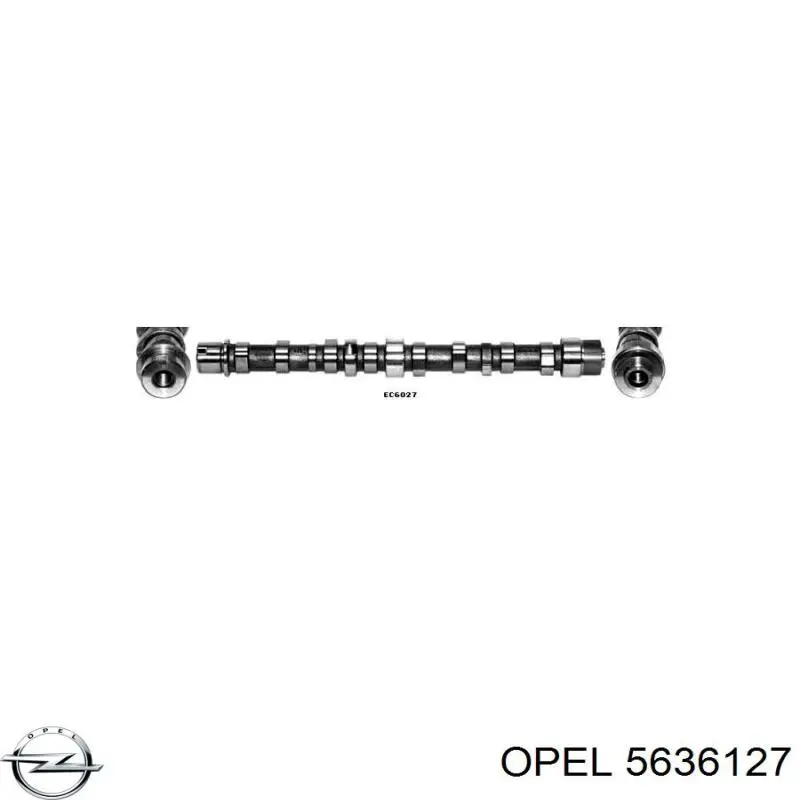 5636127 Opel Árvore distribuidora de motor de escape