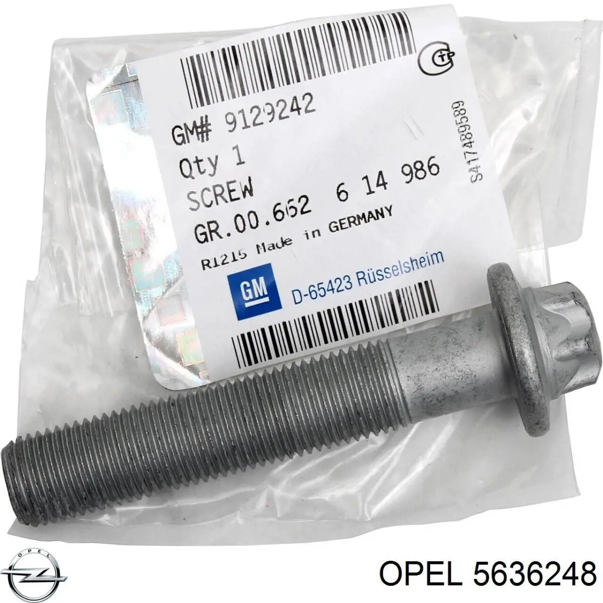 Compre 5636248 Opel Amortecedor de cadeia do mecanismo de distribuição de gás, esquerdo