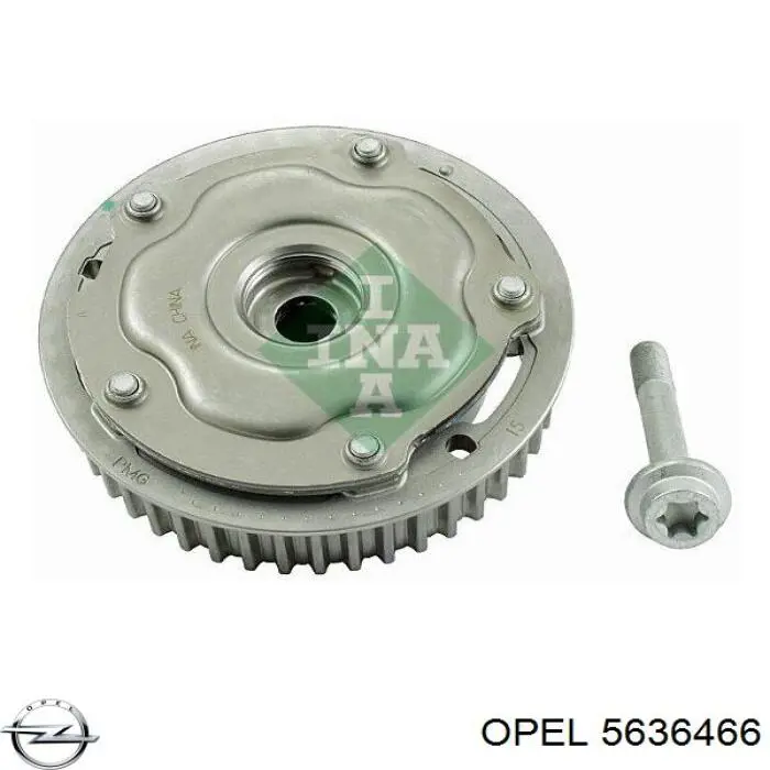 Compre 5636466 Opel Engrenagem de cadeia de roda dentada da árvore distribuidora de admissão de motor