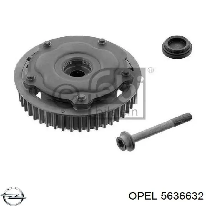 Engrenagem de cadeia de roda dentada da árvore distribuidora de admissão de motor Opel 5636632 preço, a partir de 91,94 USD