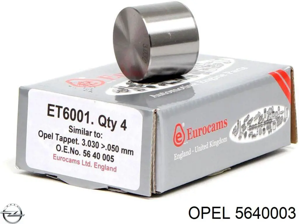 Compensador hidrâulico (empurrador hidrâulico), empurrador de válvulas Opel 5640003 preço, a partir de 13,97 USD