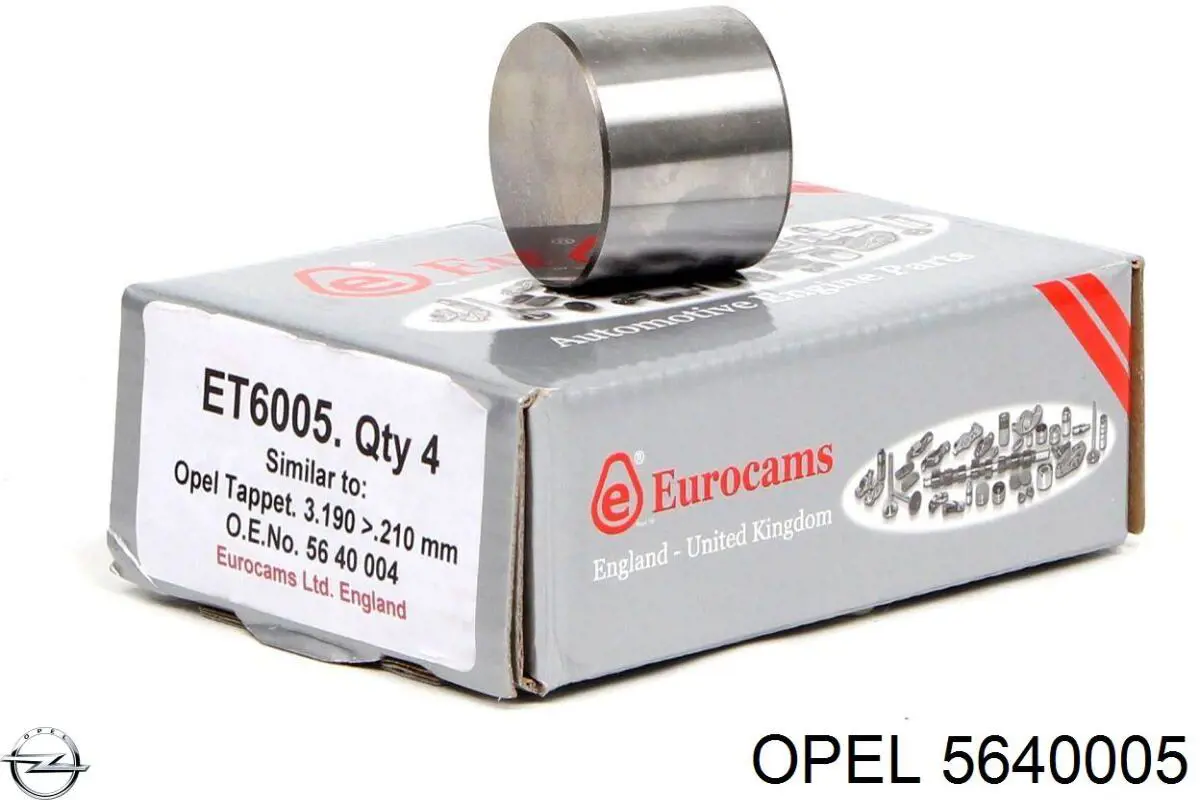 Compensador hidrâulico (empurrador hidrâulico), empurrador de válvulas Opel 5640005 preço, a partir de 4,40 USD