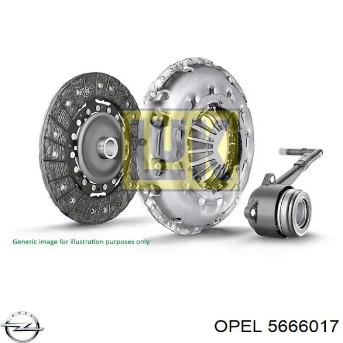 Cesta de embraiagem Opel 5666017 preço, a partir de 95,34 USD