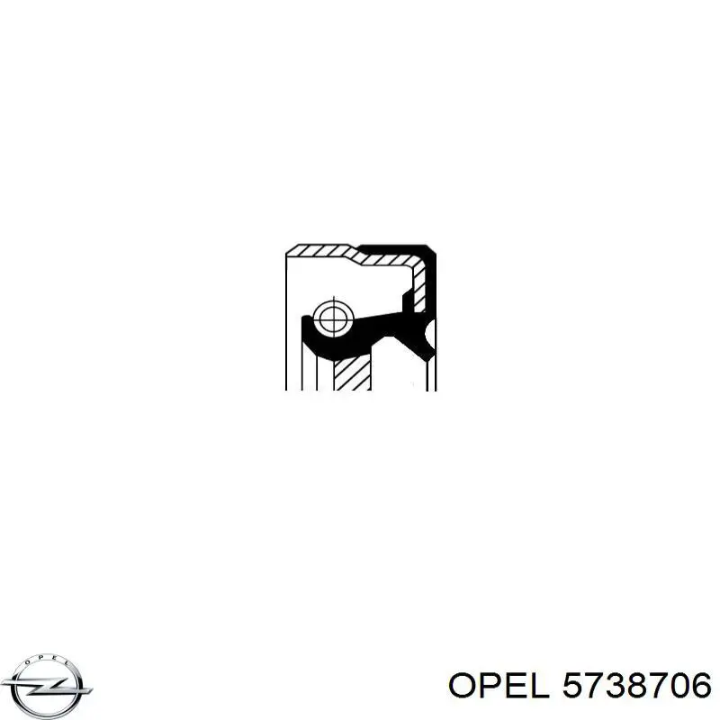 5738706 Opel Cabo de mudança (de seleção de velocidade)