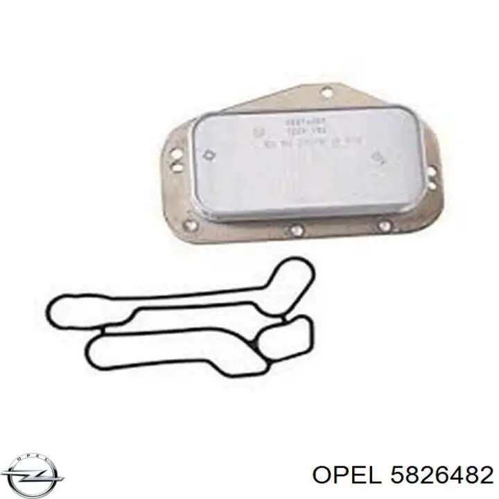 5826482 Opel Mangueira (cano derivado) de aquecimento da válvula de borboleta