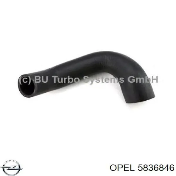 Mangueira (cano derivado) de intercooler Opel 5836846 preço, a partir de 30,04 USD