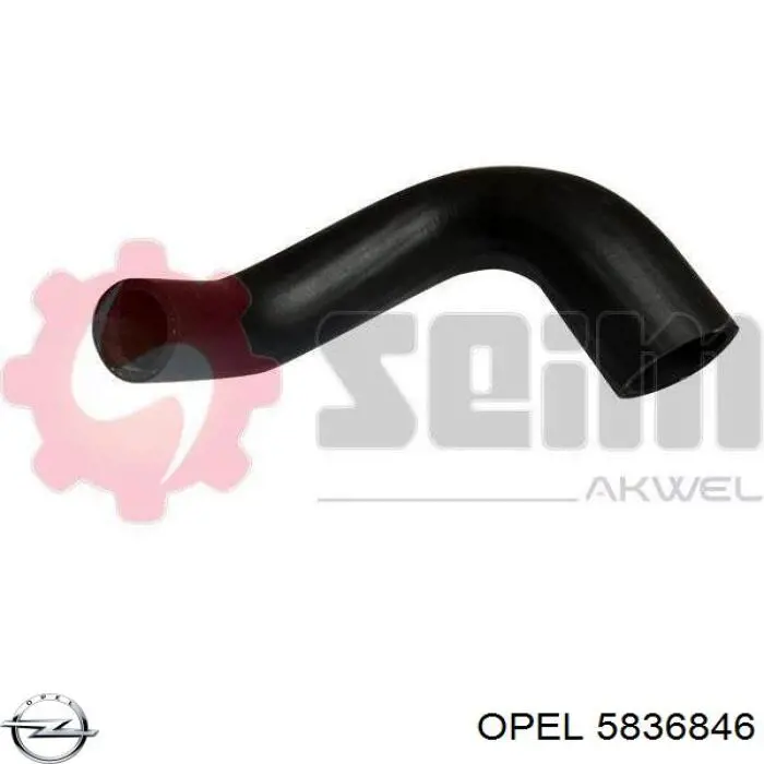 Compre 5836846 Opel Mangueira (cano derivado) de intercooler