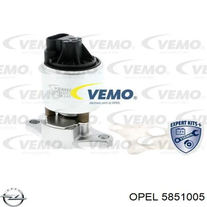 Válvula EGR de recirculação dos gases Opel 5851005 preço, a partir de 67,89 USD