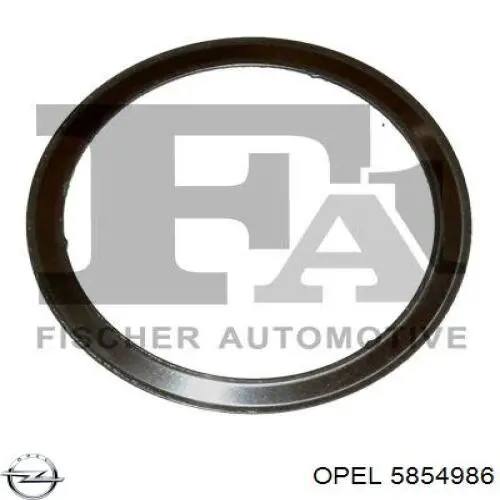 5854986 Opel Vedante dianteiro de catalisador