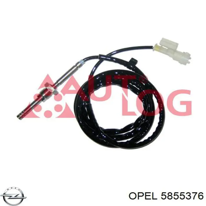 5855376 Opel Sensor de temperatura dos gases de escape (GE), depois de filtro de partículas diesel